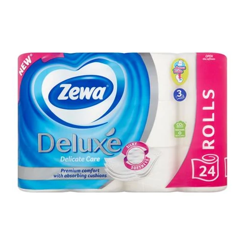 Toalettpapír, 3 rétegű, kistekercses, 24 tekercs, ZEWA 