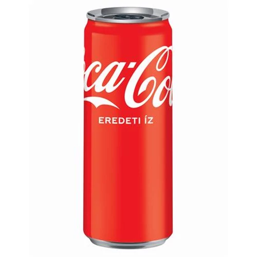 Üdítőital, szénsavas, 0,33 l, dobozos, COCA COLA