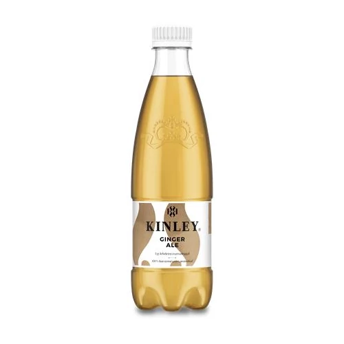 Üdítőital, szénsavas, 0,5 l, KINLEY, gyömbér-rozmaring