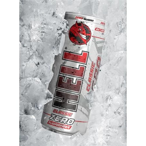 Energiaital, cukormentes, 250 ml, HELL 