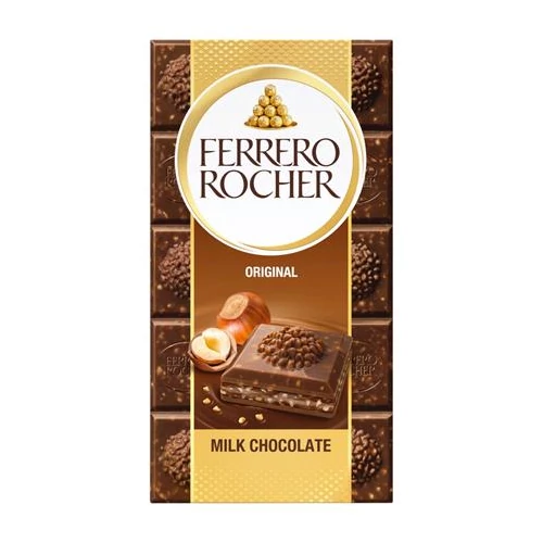 Tejcsokoládé, 90 g, FERRERO ROCHER 