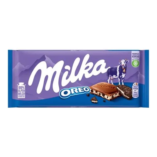 Csokoládé táblás MILKA Oreo 100 g