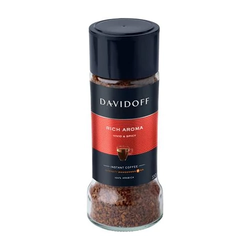 Instant kávé, 100 g, üveges, DAVIDOFF 