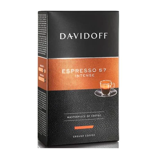 Kávé, pörkölt, őrölt, 250 g, DAVIDOFF 