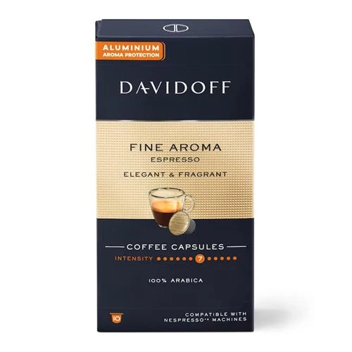 Kávékapszula, Nespresso® kompatibilis, 10 db, DAVIDOFF 