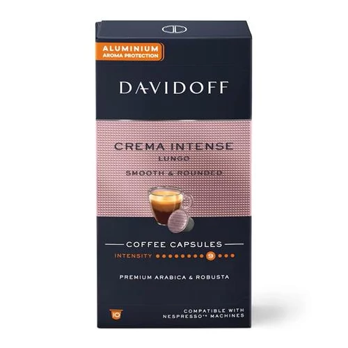 Kávékapszula, Nespresso® kompatibilis, 10 db, DAVIDOFF 