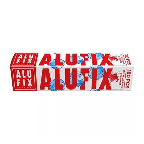 Jéggolyókészítő zacskó, önzáró, 180 db, ALUFIX