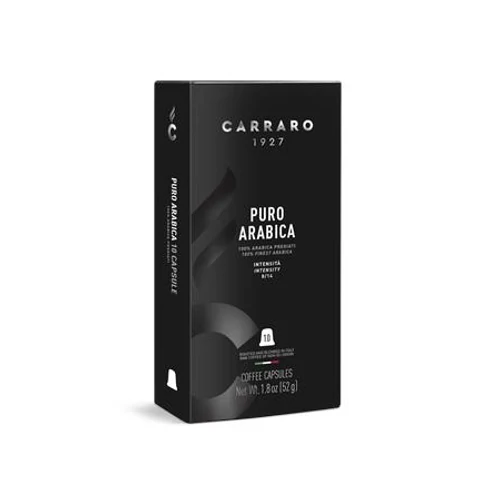 Kávékapszula, Nespresso® kompatibilis, 10 db, CARRARO 