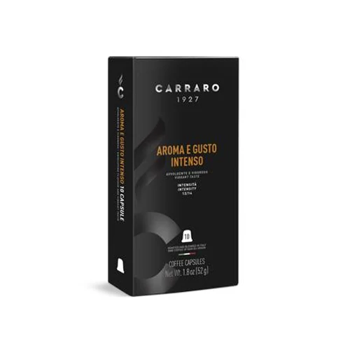 Kávékapszula, Nespresso® kompatibilis, 10 db, CARRARO 