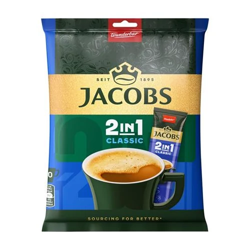 Instant kávé stick, 10x12,4 g, JACOBS 