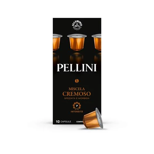 Kávékapszula, Nespresso® kompatibilis, 10 db,  PELLINI, 