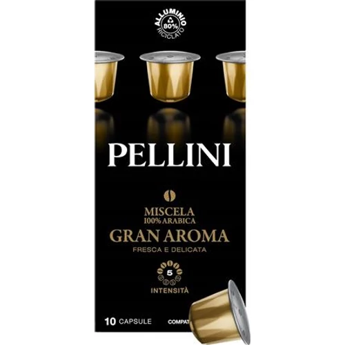 Kávékapszula, Nespresso® kompatibilis, 10 db, PELLINI, 