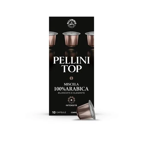 Kávékapszula, Nespresso® kompatibilis, 10 db, PELLINI, 