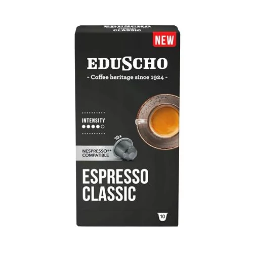 Kávékapszula, Nespresso® kompatibilis, 10 db, EDUSCHO 