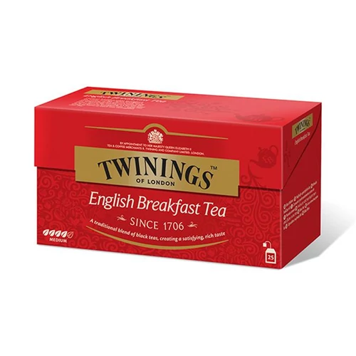 Fekete tea, 25x2 g, TWININGS 