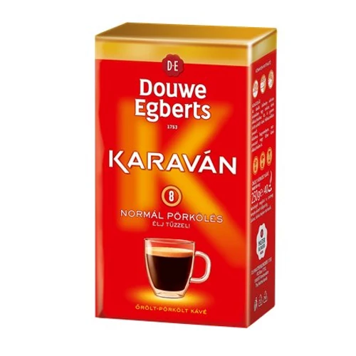 Kávé, pörkölt ,őrölt, vákuumos csomagolásban, 225 g, DOUWE EGBERTS 