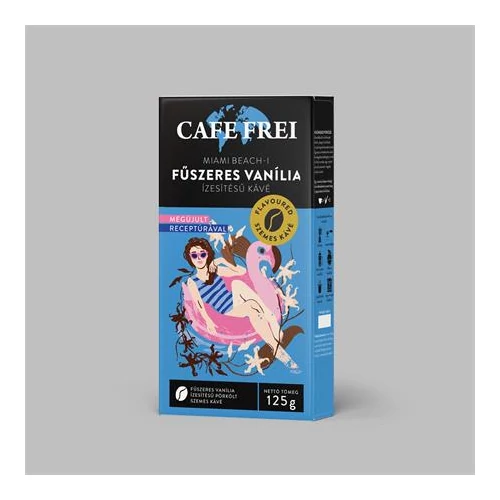Kávé, pörkölt, szemes, 125 g, CAFE FREI 
