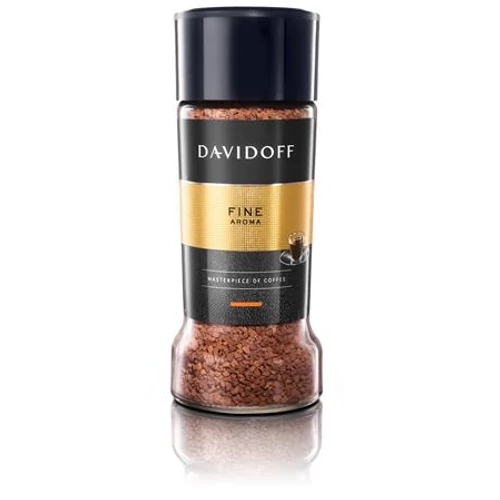 Instant kávé, 100 g, üveges, DAVIDOFF 