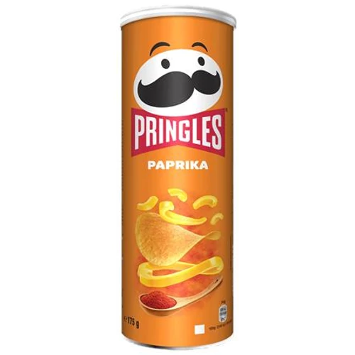 Chips, 165 g, PRINGLES, paprikás