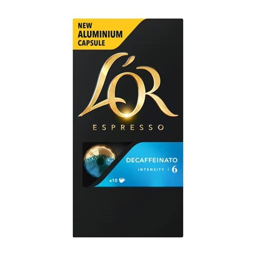 Kávékapszula, 10 db, koffeinmentes, JACOBS DOUWE EGBERTS 
