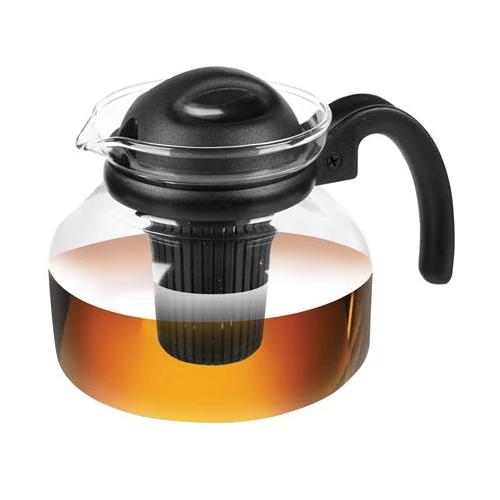 Hőálló kancsó szűrővel, 1,5 l, 