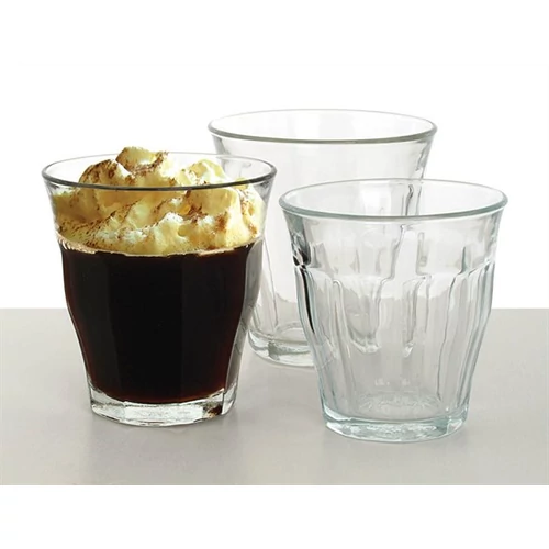 Kávéspohár, üveg, 6db-os szett, 24cl, 