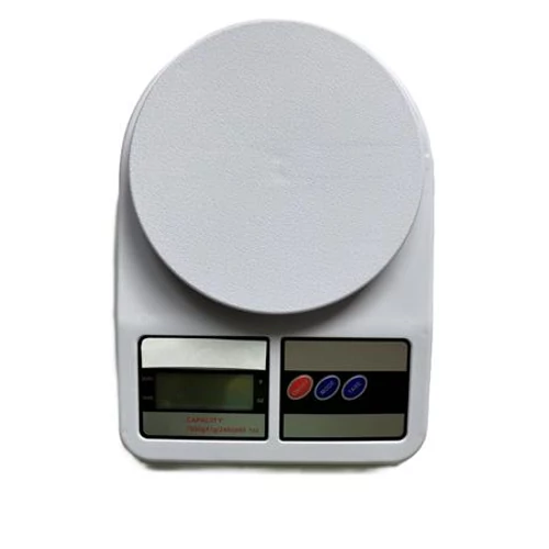 Konyhai mérleg, digitális, 7 kg terhelhetőség, fehér