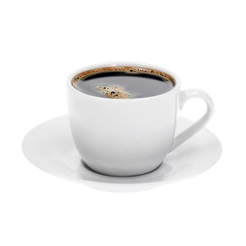 Mokkáscsésze+alj, fehér, 10 cl, 6 db-os szett 