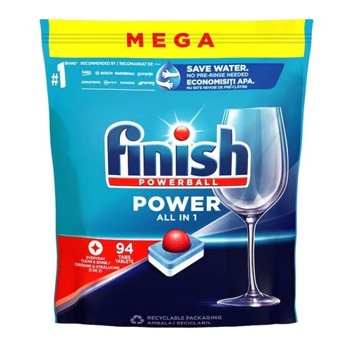 Mosogatógéptabletta, 94 db, FINISH, 