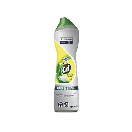 Súrolókrém 750 ml Cif Professional Cream Lemon