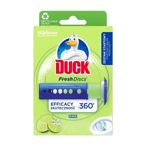 WC öbíltő korong zselés 36 ml Fresh Discs Duck® Lime