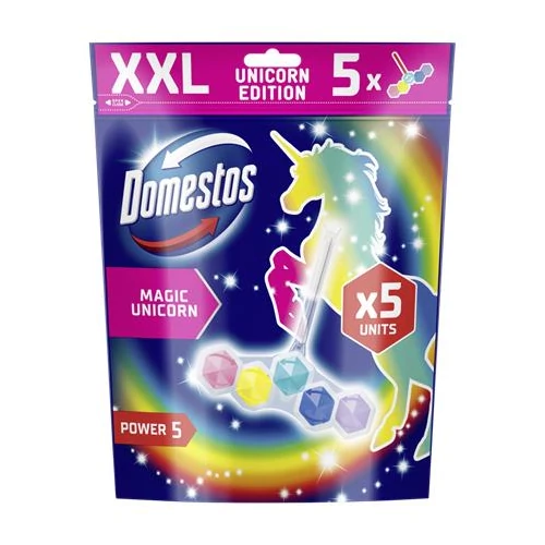 WC frissítő blokk, 5 db-os, DOMESTOS 