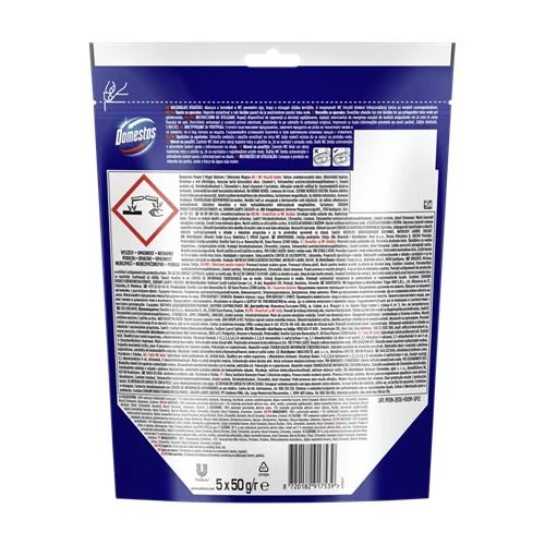 WC frissítő blokk, 5 db-os, DOMESTOS 