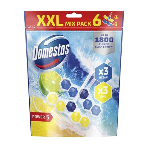 WC frissítő blokk, 6 db-os, DOMESTOS 