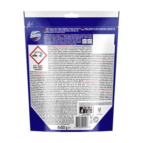 WC frissítő blokk, 6 db-os, DOMESTOS 
