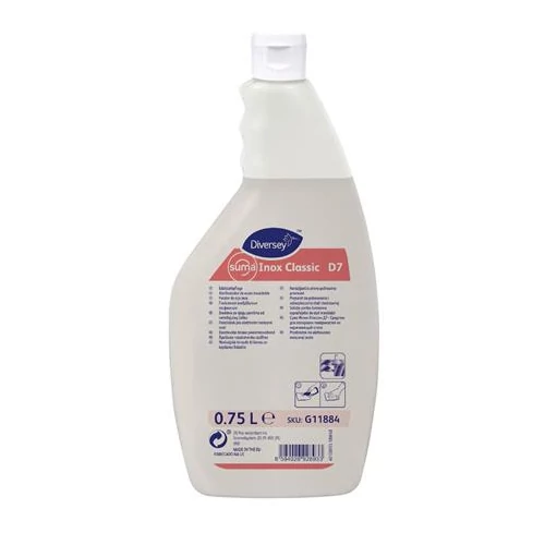 Rozsdamentes acél ápolószer, 750 ml, SUMA  