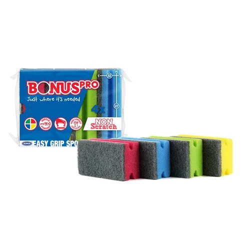 Mosogató szivacs 4 db-os formázott B118 HoReCa BonusPRO