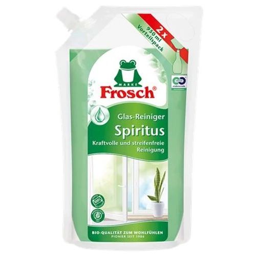 Ablaktisztító utántöltő FROSCH spirituszos 950ml