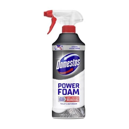 WC- és fürdőszoba tisztító hab, 435 ml, DOMESTOS 