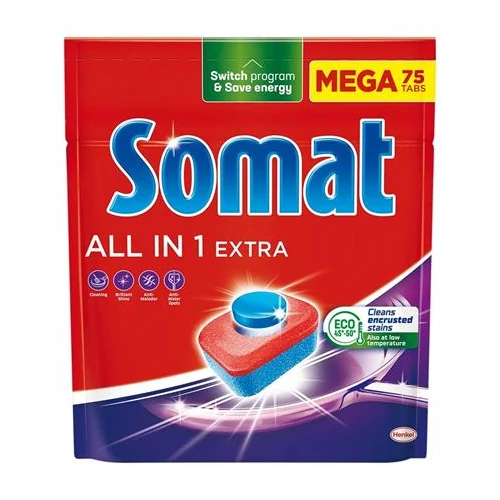 Mosogatógéptabletta, 75 db, SOMAT 