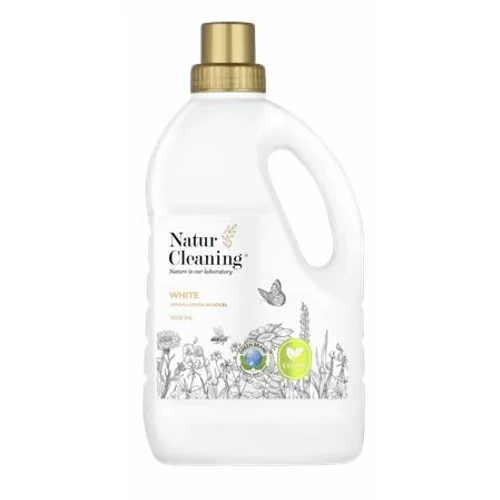 Mosógél, hipoallergén, fehér ruhákhoz, 1,5 l, NATURCLEANING 