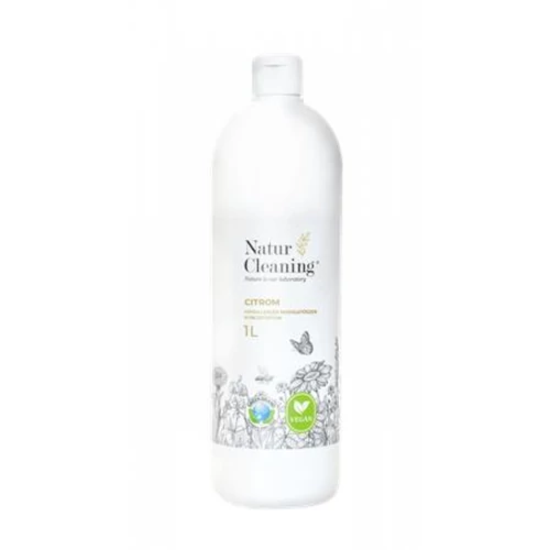 Mosogatószer koncentrátum, 1 l, NATURCLEANING, citrom