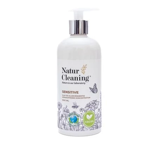 Mosogatószer koncentrátum, illat- és allergénmentes, pumpás, 500 ml, NATURCLEANING 