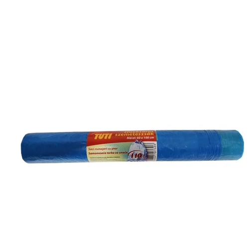 Szemeteszsák, zárószalagos, 110 l, 10 db, 