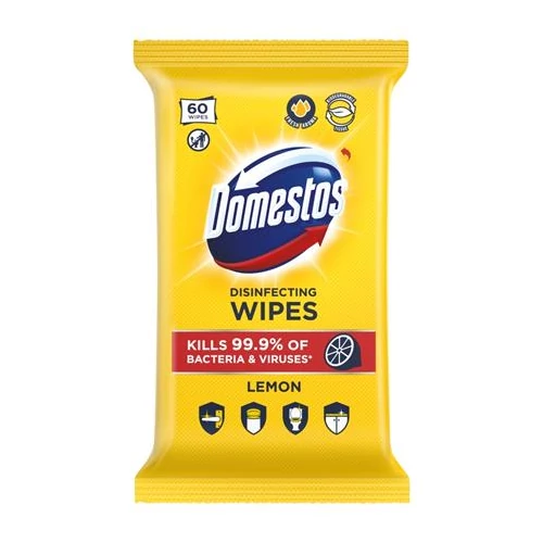 Nedves törlőkendő, 60 db, DOMESTOS 