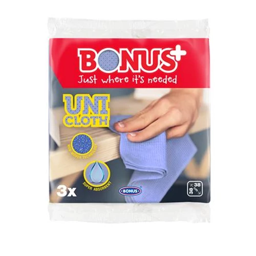 Törlőkendő, univerzális, 3 db BONUS 