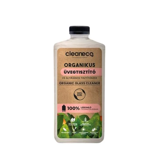 Általános felület- és üvegtisztítószer, organikus, 1 l, CLEANECO