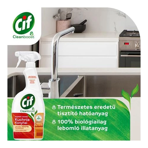 Konyhai zsíroldó spray, 750 ml, CIF 