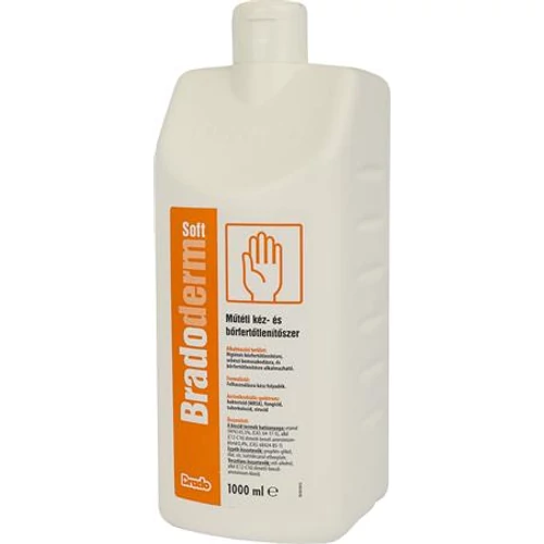 Kézfertőtlenítőszer, műtéti, 1 l, BRADODERM 