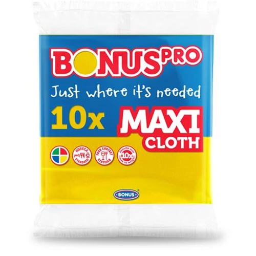 Törlőkendő, univerzális, 10 db, BONUS 